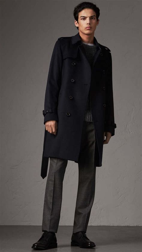 trench hombre burberry|Burberry cashmere setup men.